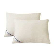 棉質羽絨枕芯 2入組, 中性米色