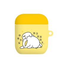 오구패밀리 팁탭 에어팟 케이스, 아무것도