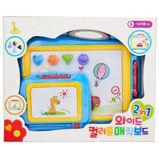 Kids Pang Pang 二合一寬版彩色魔術畫板, 混色