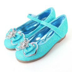 Rulushu女童款雪花裝飾LED閃亮皮鞋