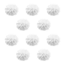 리빙다 꽃모빌 10p, 화이트