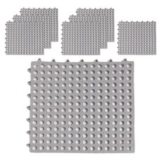 Kong 浴室防滑組裝地墊 30 x 30 cm, 灰色, 8個