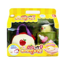 AURORA Bourre 蘋果包適合小雞工作娃娃, 混色