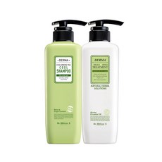 Dr William J project 綠茶涼爽洗髮精 500ml+小合歡護髮素 500ml, 1套