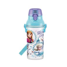 디즈니 원터치 클리어 보틀, 스카이 겨울왕국, 480ml, 1개