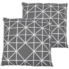 方格設計坐墊 2入