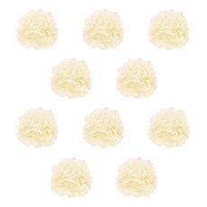 LivingDA 花朵吊飾 10入, 象牙白