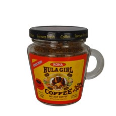 HULA GIRL 夏威夷可娜即溶咖啡 把手罐裝, 40g, 1罐, 1罐