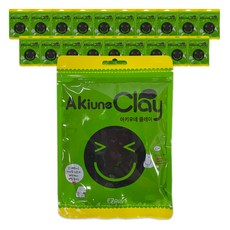 이지피아 아키우네 유아용 클레이 20p, 검정, 50g, 1개
