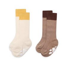 HI BABY CLUB 孩童雙色及膝襪 2雙