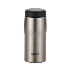 TIGER 虎牌 直飲式不鏽鋼保溫保冷杯 MJA-B036 XC, 銀色, 360ml