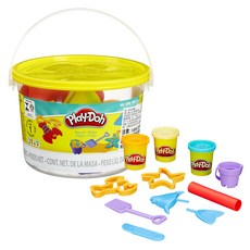 해즈브로 플레이도 미니 버켓 유아용 클레이, 옐로우(바닷가), 1개