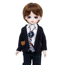 Doris Doll 球形關節娃娃 日常小熊維尼刺繡服裝組, 30厘米, 混色