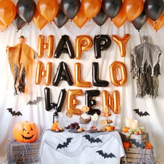 家庭派對裝飾萬聖節氣球組, Universal Mix(手動打氣筒隨機出貨), 1套