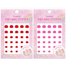 Tomini 兒童指甲貼片 兩件組, T019+T020, 1組