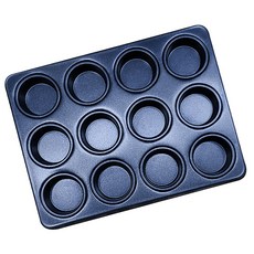 烘焙工廠雙面塗層Dorutte馬芬模具 12格烤盤, 1個
