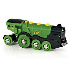 美國 BRIO 電動火車頭 33593, 綠色