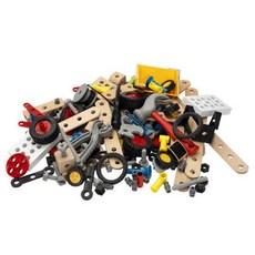 美國 BRIO Builder 活動工具遊戲套組 210p 34588, 混合色, 1個