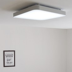 조명에반하다 LED 심플방등 50W, 화이트