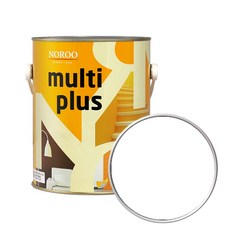 노루페인트 멀티플러스 다용도 수성 페인트, 화이트, 3.8L, 1개
