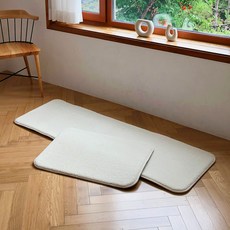 inroom 馬卡龍緩衝地墊組, 象牙白