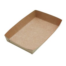 牛皮紙託盤 13號 13 x 8 x 2.2 cm, 1入, 100個