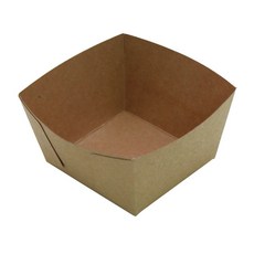 牛皮紙託盤 8-5號 8.5 x 8.5 x 6 cm, 1入, 100個