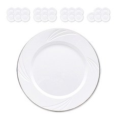SSGSSAK 塑膠白色銀線盤 23cm, 24件, 1個