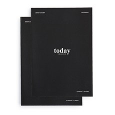 Funnymade 萬年筆記本 2入, 黑色