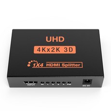 Next 4K 高分辨率 HDMI 4 端口分配器, NEXT-514SP4K, 1個