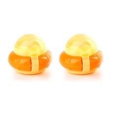 FLEXA 替換水杯PET吸管, 橘色, 2入