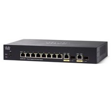 CISCO 8端口1000Mbps+SFP或2GE組合PoE+交換集線器, SG250-10P-K9
