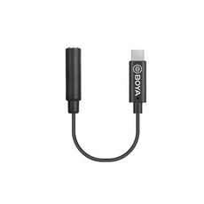 BOYA 博雅 3.5mm TRS Famale to USB Type C 音訊轉接器, BY-K4, 1個