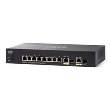 CISCO 8 端口 1000Mbps+SFP 或 2GE 組合交換集線器, SG350-10-K9