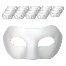 PARTY 09 DIY面具, 白色, 20個