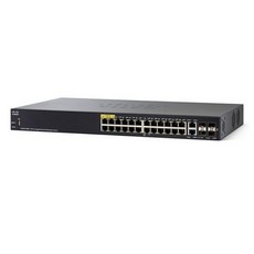 CISCO 24 端口 1000Mbps+SFP 或 2GE 組合 POE+ 交換集線器, sg350-28p-K9
