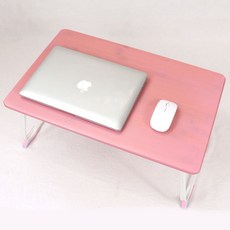 그뤠잇라이프 대나무 베드 트레이 좌식책상형, 핑크