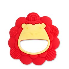 마커스앤마커스 감각발달 치발기, 노꼭지, 레드사자 마커스, 1개