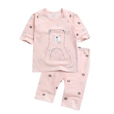 그린베베 아동용 곰탱이 7부 쟈가드 내의 상하세트