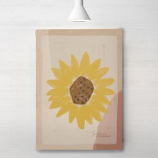 RYMD Drawing Sunflower 캔버스 액자