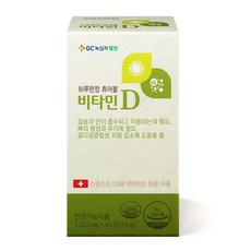 GC녹십자웰빙 하루한정 츄어블비타민D, 45정, 1개