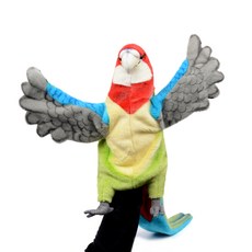 HANSA 玫瑰鸚鵡手偶 7351 15 x 50 x 40cm, 1個