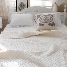 StoryEbul 60支棉壓紋薄被, 象牙