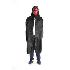 PARTYSHOW 惡魔服裝面具套組, 黑色, 1個
