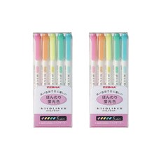 ZEBRA 斑馬牌 MILDLINER 螢光筆, 5色, 10個
