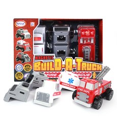 자석나라 나만의 구조대만들기, 1개, 혼합색상, 플라스틱