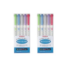 ZEBRA 斑馬牌 MILDLINER 螢光筆 NC, 5色, 2套
