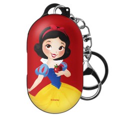 디즈니프린세스 갤럭시 버즈 케이스 + 고리, 백설공주, 1개