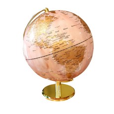 루미아 제이드 마블핑크 LED 지구본 조명 25cm, 파스텔핑크