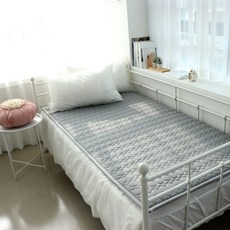 카본 숯 발열매트 WT-2, 샤이니그레이, 110 x 200 cm